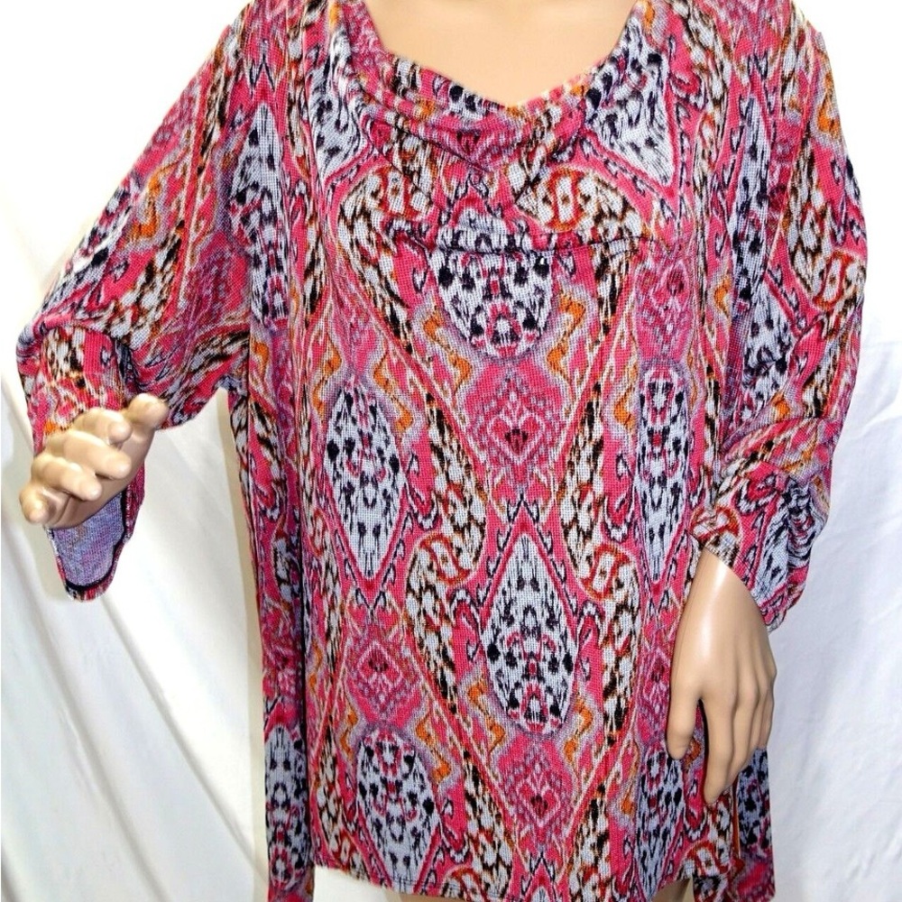 Ruby Rd. Multicolor Patterned Blouse M- Nwot - image 1